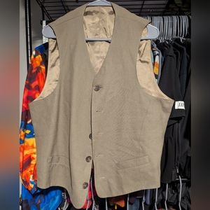 Tan Vintage Vest